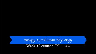 Cypress Biol 241 Fall 2024  Week 9 Lecture 1 [upl. by Malinowski415]