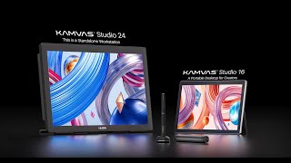 Introducing HUION Kamvas studio 16 amp 24  This is a standalone workstation [upl. by Anatlus]