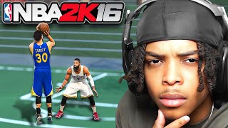 PLAYING NBA 2K16 IN 2024 [upl. by Nashom713]