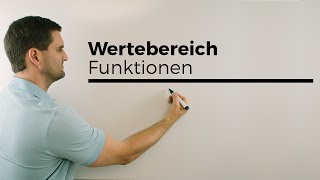 Wertebereich bei Funktionen  Mathe by Daniel Jung [upl. by Suoicserp]