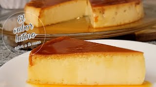 🔴 Como Hacer un Delicioso Flan Casero 💥Sin Horno Sin Licuadora [upl. by Froh84]