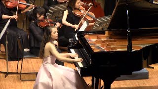 Laetitia Hahn Beethoven Piano Concerto No 3 in C minor Op 37 with Robert Ryker and Tokyo Sinfonia [upl. by Nosnhoj]