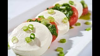 Galbani Watermelon Caprese with Lemon Arugula Pesto [upl. by Tenahs]