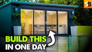 How to Build an Insulated Garden Room In 1 Day [upl. by Mahon]