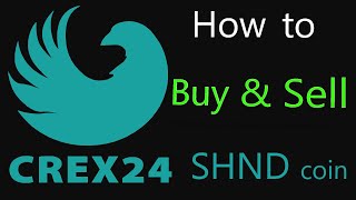 crex24 youtubeflow  how to buy SHND coin crex24  how to buy crex24  crex24 trading [upl. by Einyaj]