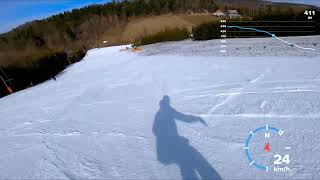 Siemiechów Jurasówka Ski  Trasa 1  12032022  GoPro [upl. by Namus]