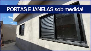 Portas e Janelas sob medida  Esquadrias de Alumínio [upl. by Aisac]