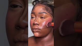 Brown skin tone makeuptutorial beautiful simple makeup [upl. by Geof]