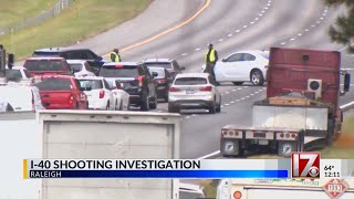 Raleigh police investigating shooting on I40 [upl. by Yliram]