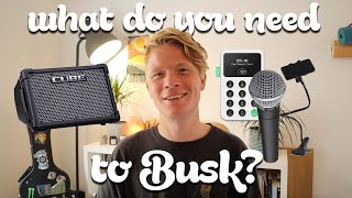 The Best Busking Equipment  Costs [upl. by Ealasaid]