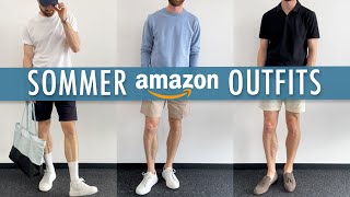 6 SOMMER OUTFITS von AMAZON ● Styling Tipps für Männer [upl. by Edlun441]