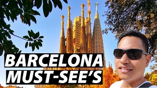 Barcelona Must Sees A Complete Guide to Sagrada Familia Casa Batlló Park Güell and MorE [upl. by Packer419]