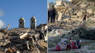 Building destroyed in Israeli strike on Beiruts southern suburbs  AFP [upl. by Haroun943]