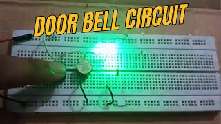 DIY Doorbell Circuit with LED and Buzzer Robo CAD [upl. by Yruy624]