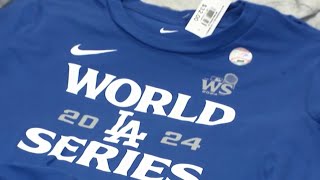 Sporting goods store extends hours to sell Dodgers World Series gear [upl. by Filler726]