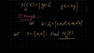 Centralizer and normalizer of subset of a group Centre of a group Eamples of Dihedral groups [upl. by Porter]