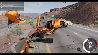 Expensive Car Crashes  BeamNGdrive [upl. by Nosidam287]