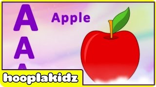 Learning Alphabets From A  Z  Phonic Song  HooplaKidz [upl. by Eehsar]