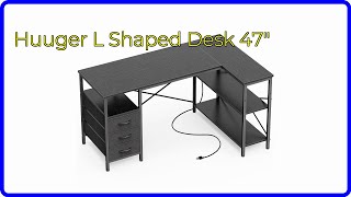 REVIEW 2024 Huuger L Shaped Desk 47quot ESSENTIAL details [upl. by Spark]