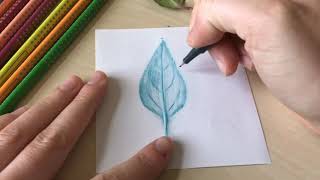 How to make a leaf rubbing [upl. by Agle]