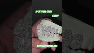 10 on 10 VVS Grillz  MOISSANITEBAZAARCOM [upl. by Asyla161]