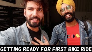 Getting Ready for First Bike Ride on my Ninja 300  Mohit Chhikara Vlog [upl. by Boni]