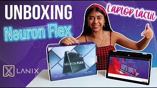 Laptop Lanix Neuron Flex v9  UNBOXING [upl. by Davena]