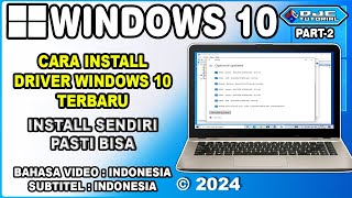 CARA INSTALL DRIVER WINDOWS 10 TERBARU [upl. by Itirp]