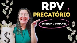 RPV  PRECATORIO renuncia de valores Qual a diferença Qual valor é RPV Qual valor é precatório [upl. by Arymas]