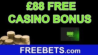 How To Claim A No Deposit £88 Free Casino Bonus With 888Casino [upl. by Stalder992]