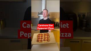 Carnivore Diet Pepperoni Pizza 🍕pizza recipe carnivore carnivorediet weightloss healthyfood [upl. by Atiuqcir]