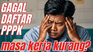 VIRAL GURU GAGAL DAFTAR PPPK KARENA BELUM SYARAT PADAHAL REALNYA SUDAH MENGAJAR LAMA BENARKAH [upl. by Idnahk]