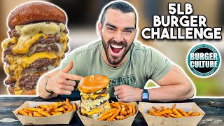 5lb Cheeseburger and Fries Challenge in Tampa Florida [upl. by Monika]