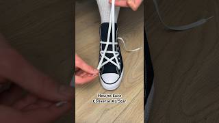 How to 🌟 Lace your Converse All Star Chuck Taylor 👀 [upl. by Onailimixam]