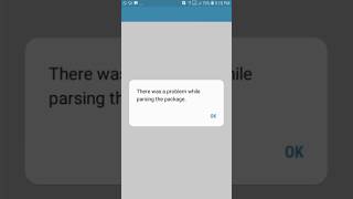 There was a problem Parsing the package error youtubeshorts youtube [upl. by Zechariah701]