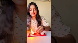 Candle holder for Diwali 🪔diy diwalidecoration diwalispecial candleholder candle subscribe [upl. by Yrohcaz]