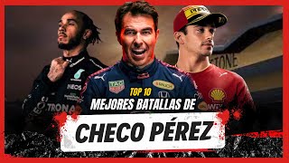 Checo Pérez 10 Épicas Batallas en donde desquicio a Leyendas de la F1 [upl. by Anelac728]