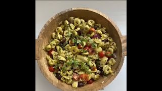 20Minute Pesto Tortellini Pasta Salad ❤️ [upl. by Yerok315]