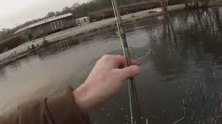 56 Winter Trout Fishing At Rockbourne [upl. by Aioj988]