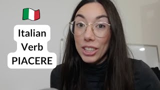 Come usare il verbo PIACERE in italiano How to use Italian Verb PIACERE in Italian Subtitles [upl. by Clarey]