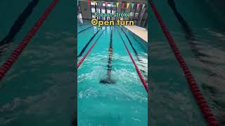 Breast stroke open turn this video can make your turn better [upl. by Anna-Maria703]