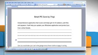 How to insert horizontal lines in Microsoft® Word Tutorial [upl. by Sedinoel737]