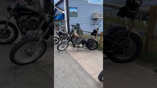 The old man at the end 😂 choppers sportster sportsterchopper [upl. by Enelrahc]