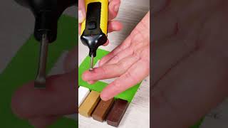 Laminat Reparatur  einfach Dellen selbst ausbessern laminat reparatur [upl. by Gatian]