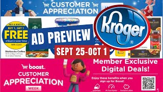 NEW MEGA SALE Kroger Ad Preview for 925101  Customer Appreciation HouseholdPet Event amp MORE [upl. by Treble]