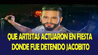 NELSON VELÁSQUEZ ACTUÓ EN FIESTA DONDE FUE DETENIDO JACOBITO BUCARAM HIJO DE ABDALÁ BUCARAM [upl. by Beutler335]