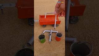 mini hand pump ideas diy mini motor water pump science project🥰 [upl. by Arelc]