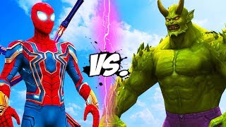 IRON SPIDER VS ULTIMATE GREEN GOBLIN [upl. by Pelligrini517]