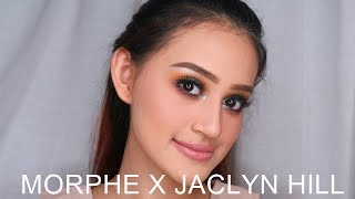 MORPHE X JACLYN HILL PALETTE TUTORIAL amp REVIEW  Nadya Aqilla  Indonesia [upl. by Leavelle]