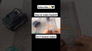 HOW TO MAKE GASKET🖤 funny gasket fypシ゚viral diy shortvideos fyp [upl. by Akcir40]